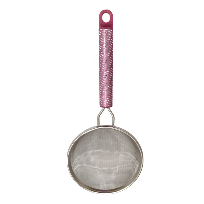 金歡喜 亮麗細果汁網 304不鏽鋼材質 鋁合金手柄 台灣製造, 1個