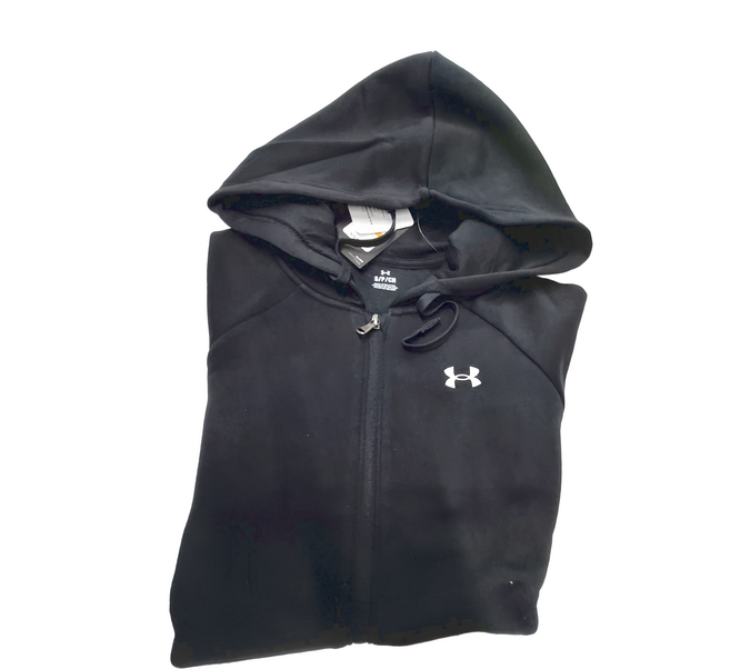 UNDER ARMOUR 安德瑪 Rival Fleece 女款短版連帽外套