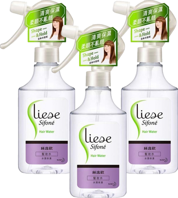 Liese 莉婕 Sifone 絲逸歡 水潤保濕髮妝水, 200ml, 3瓶