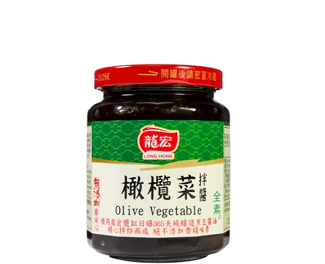 龍宏 橄欖菜拌醬, 260g, 1罐