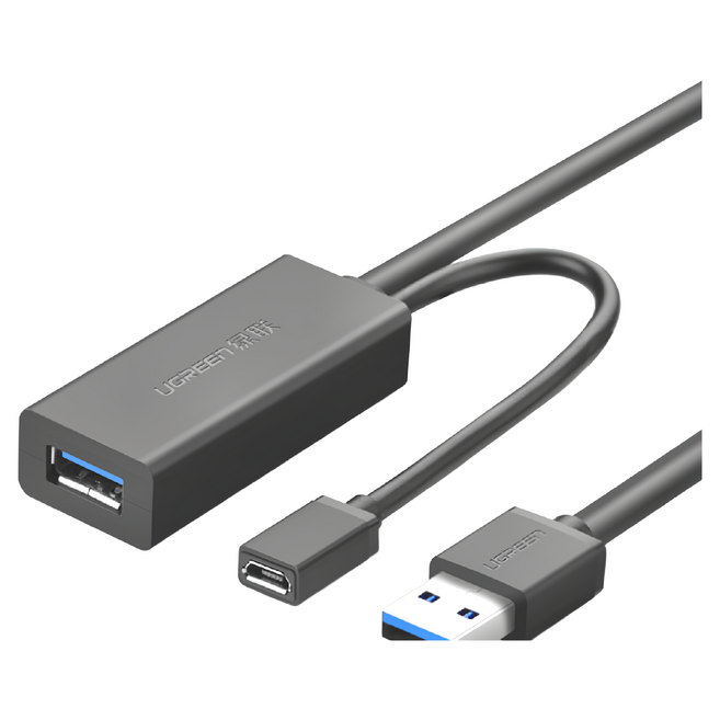 UGREEN 綠聯 USB3.0訊號放大延長線 US175, 1條, 5m