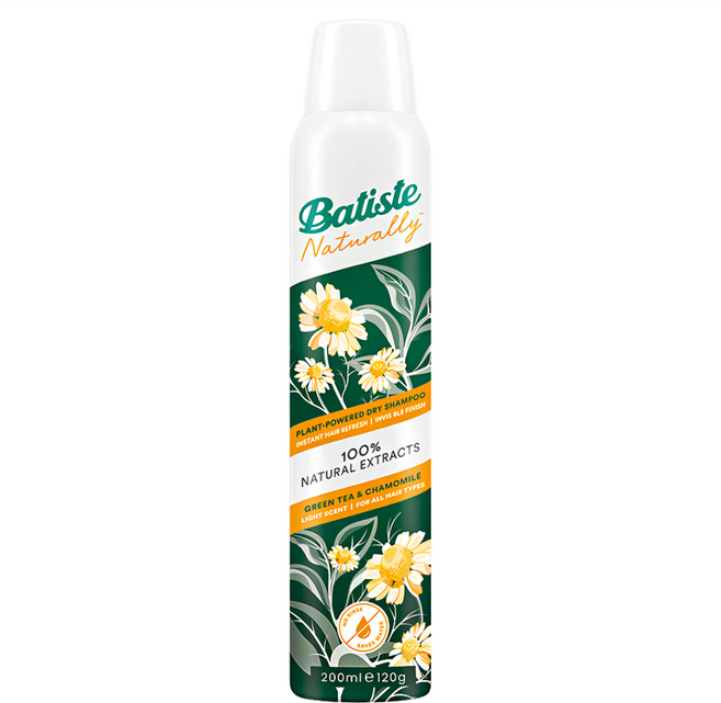 Batiste 芭緹絲 沁爽去油乾洗髮噴霧 綠茶&洋甘菊 200ml, 1件