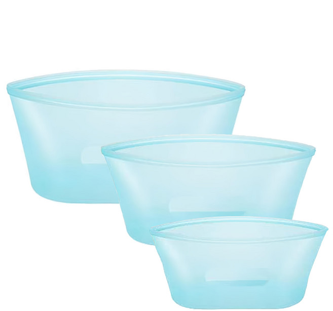 GREEGREEN 可站立食物袋3件組 碗款 密封袋, 1組