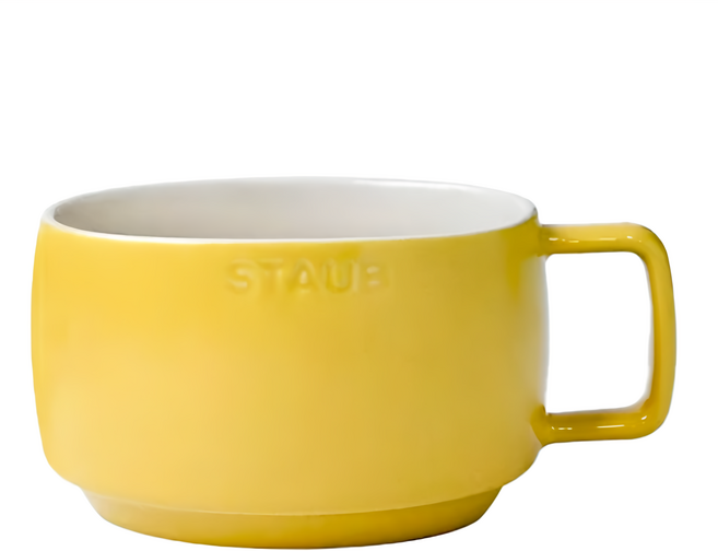 staub 早餐杯 1029088 500ml, 檸檬黃, 1個