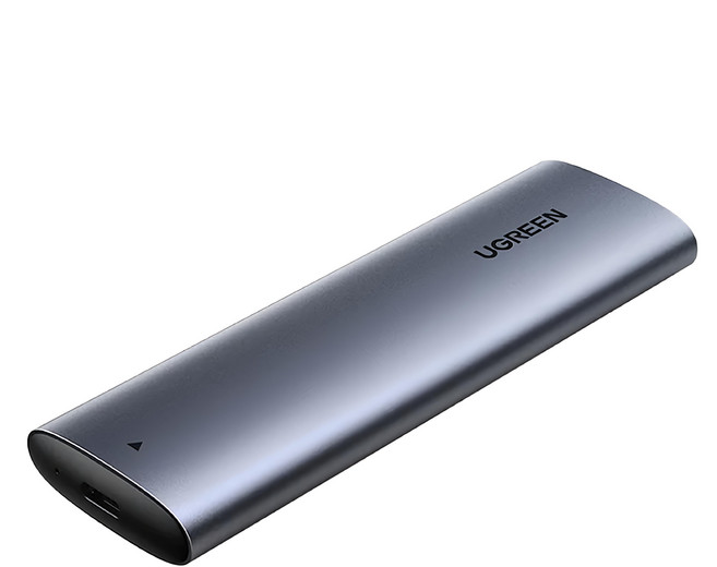 UGREEN 綠聯 USB-C M.2硬碟外接盒 旗艦版 NVMe SATA雙模式, 2TB, 1個