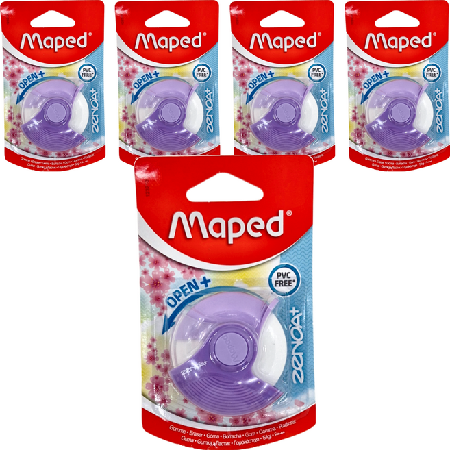 Maped 幽浮橡皮擦, 顏色隨機, 5個