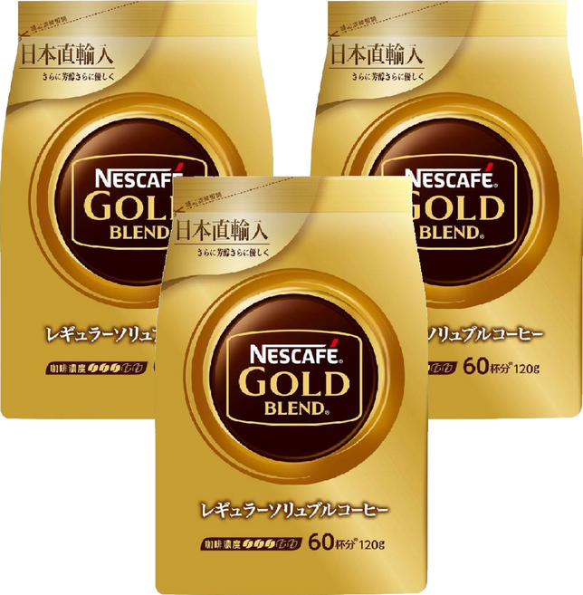 NESCAFE 雀巢咖啡 金牌風味補充包, 微研磨, 120g, 3包