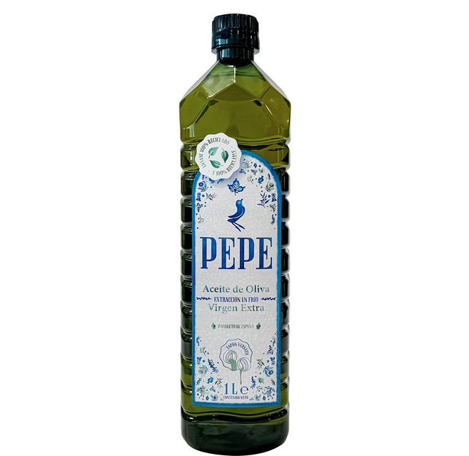 阿拉伯 PEPE 特級初榨冷壓橄欖油, 1L, 1瓶