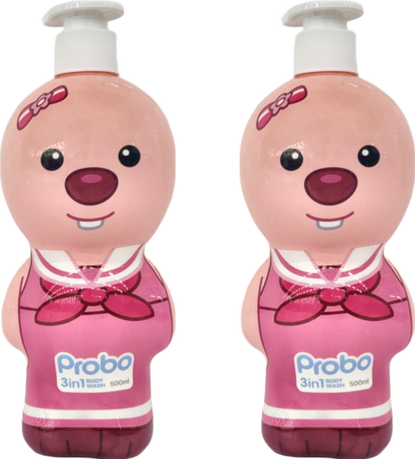 Probo 博寶兒 3合1沐浴露 LOOPY, 500ml, 2罐