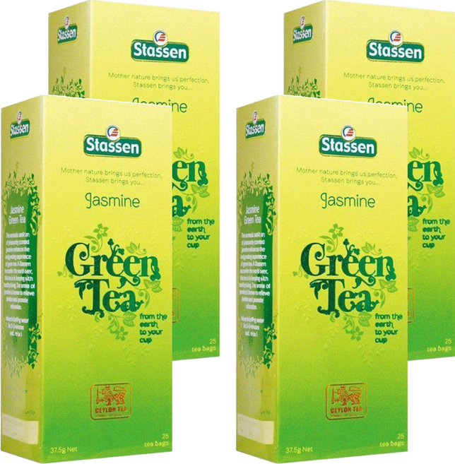 Stassen 司迪生 茉莉綠茶, 1.5g, 25包, 4盒
