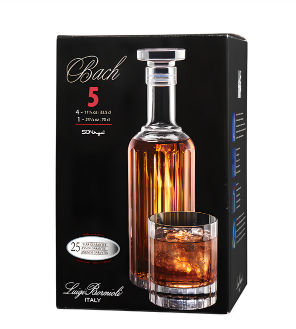 Luigi Bormioli 無鉛水晶威士忌禮盒組, 1組