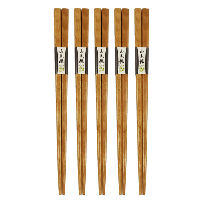 東源益 雅柏 木筷 23cm, 山毛櫸, 5雙筷子, 1組