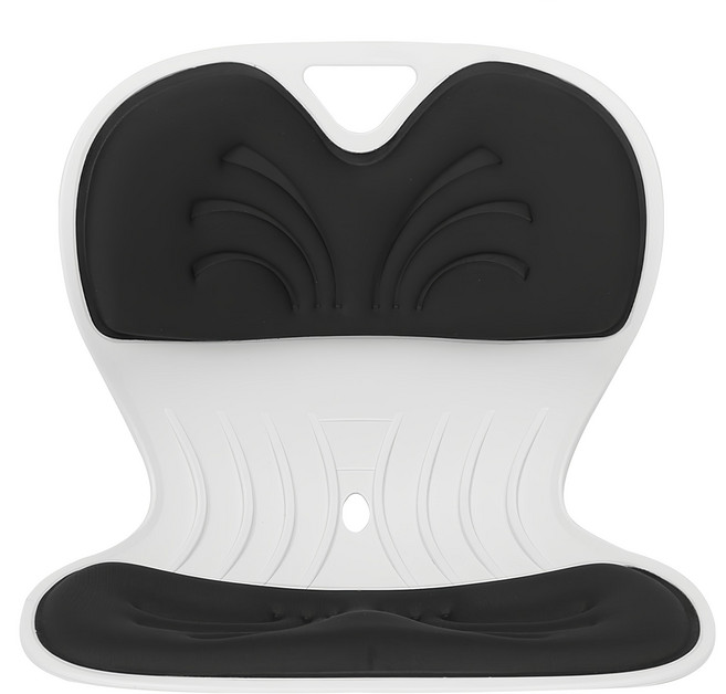 KoLIVING 曲線美姿椅墊, 黑色, 1個