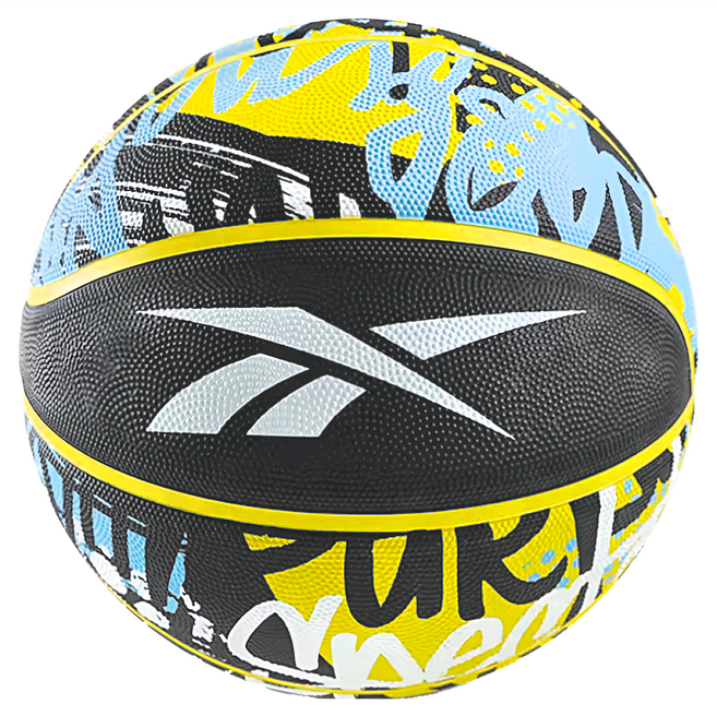 Reebok 銳步 Graffiti 籃球 塗鴉 黑黃色, RBBK-31021BK, 1個