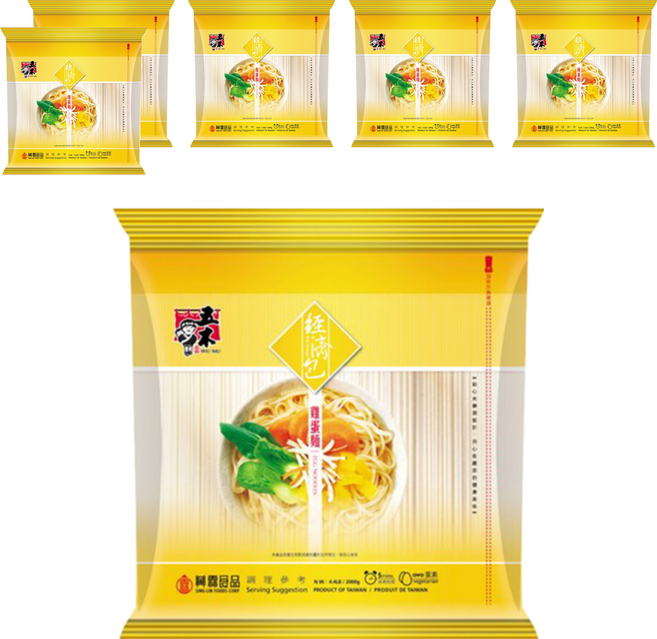 五木 雞蛋麵, 2kg, 6包