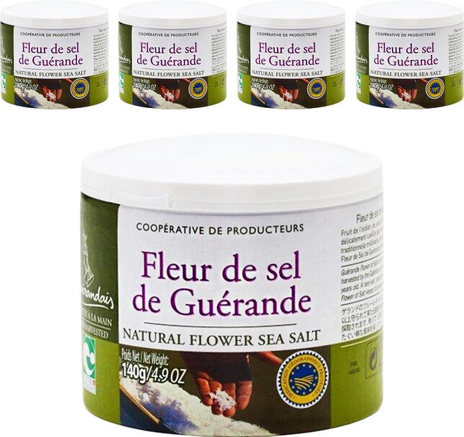 Le Paludier de Guerande 葛宏德 法國頂級海鹽, 140g, 5罐