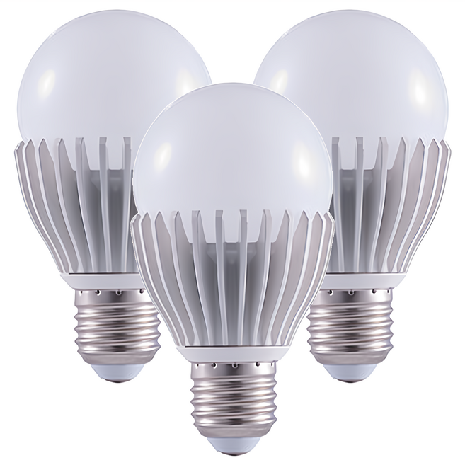 K Light 光然 全鑄鋁 LED 燈泡 10W 黃光 3入 節能護眼, 1盒