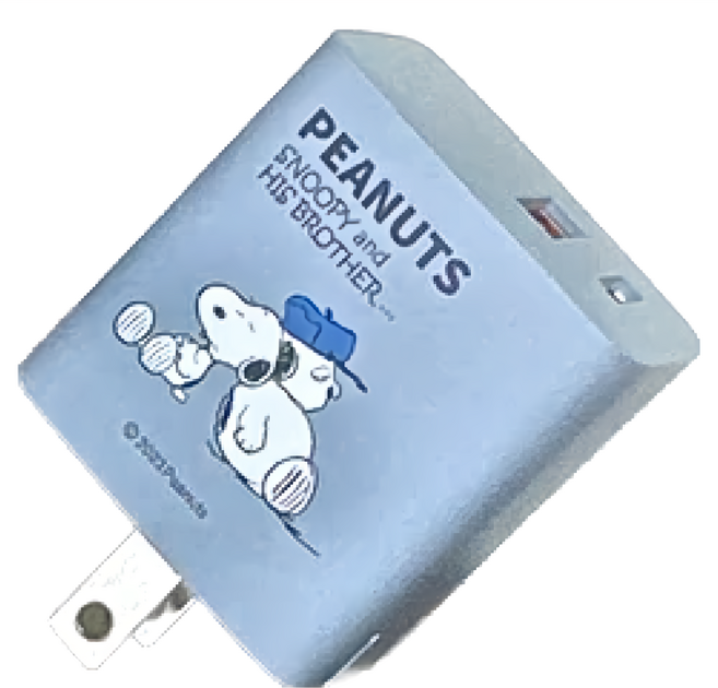 MING JENN 明震 Peanuts 33W 2-Port GaN 充電器 PD 可折疊插腳 兄弟