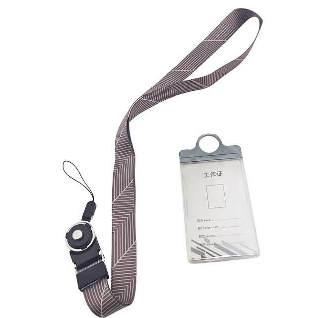 Viita 鋁合金防消磁工作證 透明掛牌可拆卡套組