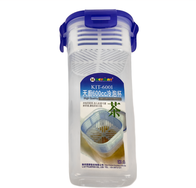 KEYWAY 聯府 天廚冷泡杯 隨行杯 水杯 600ml 1個, 紫色, 2個