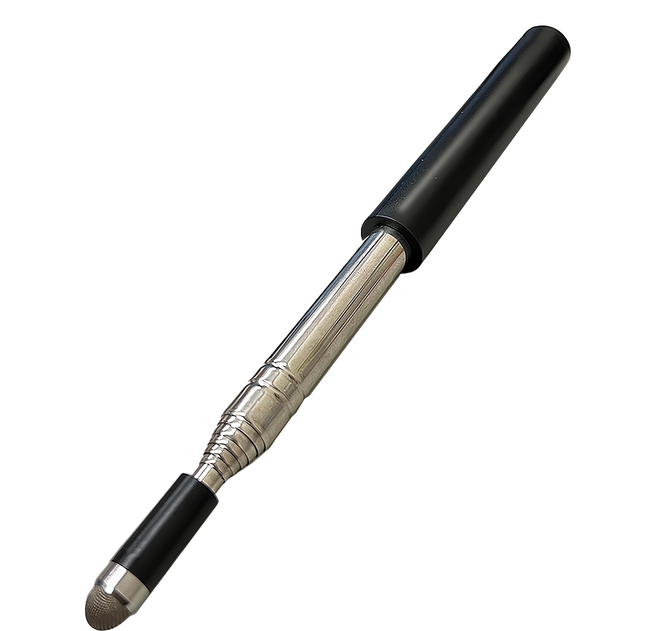 ziya 智雅科技 電容式觸控筆 教學會議用 魔法伸縮款 黑色 平板, 1支