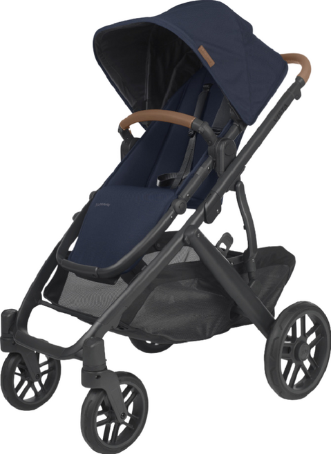 UPPAbaby 美國 VISTA V2 王者之尊旗鑑推車 嬰兒車, 海軍藍, 1個