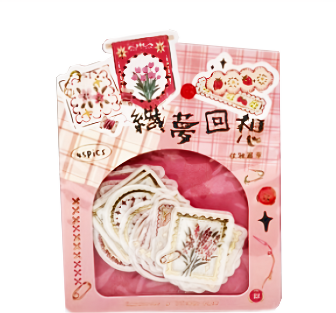 CARD LOVER 信的戀人 燙金貼紙包, 優雅篇章, 3包