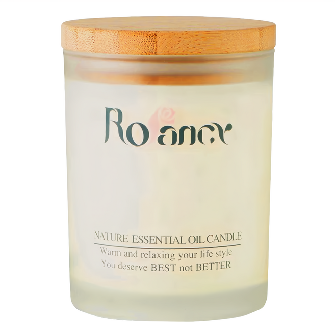 Rofancy 洛帆晞 手工香氛蠟燭, 黑雪松, 80g, 1組