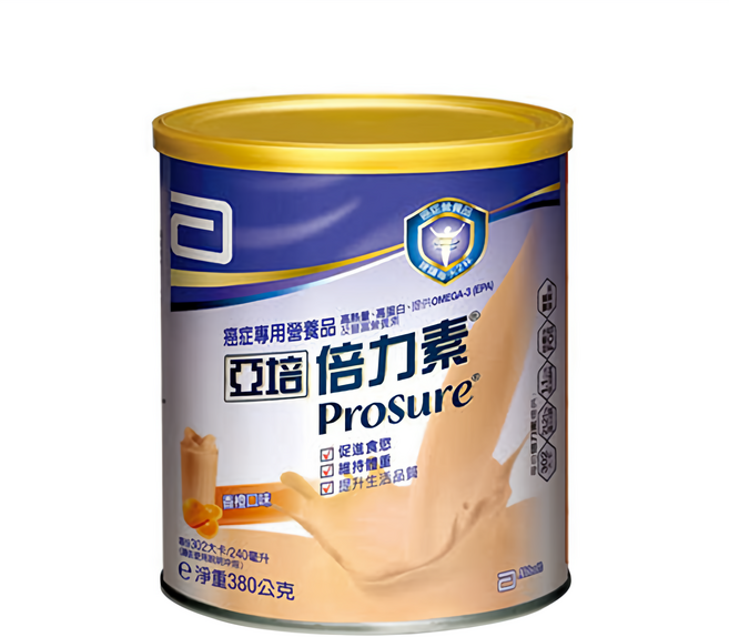 Abbott 亞培 Prosure 倍力素 癌症專用粉狀配方 香橙口味, 380g, 1罐