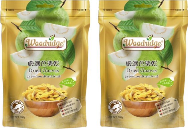 Woodridge 森之果物 嚴選芭樂乾, 200g, 2包