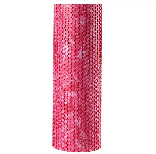 S-SportPlus+ 炫彩實心柱 粉色 瑜珈滾筒 肌肉放鬆 運動按摩, 1個