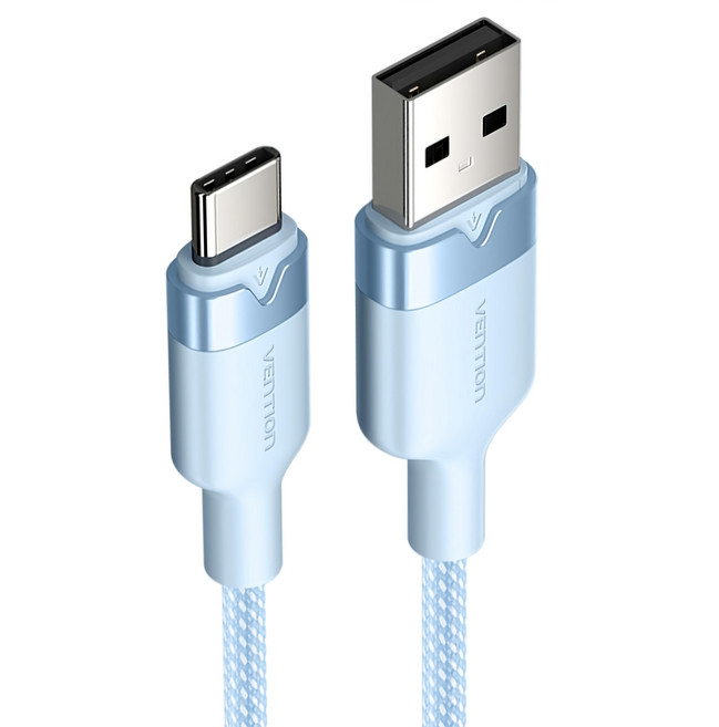 VEnTIOn 威迅 CTN USB-A-USB-C 充電線, 藍色, 1m, 1條