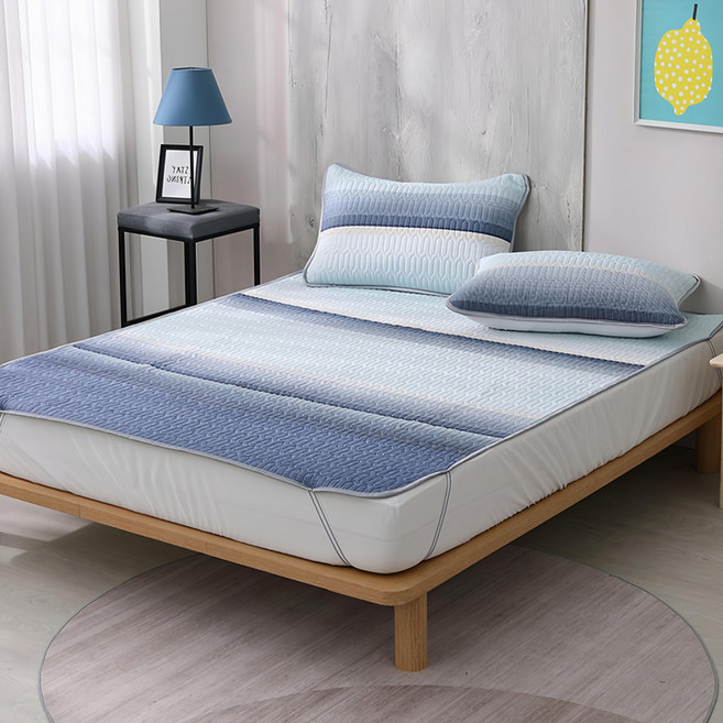 Ishur 伊舒爾 天絲乳膠涼蓆墊2件組, 楚吟