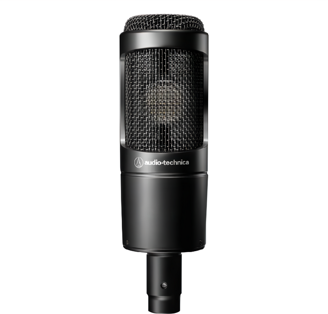 audio-technica 鐵三角 XLR 電容式 專業麥克風 原廠保固, AT2035, 黑色