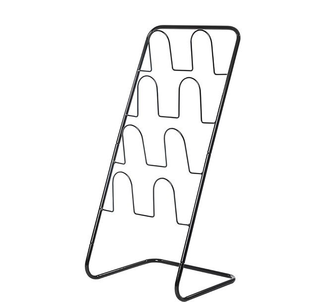 弧形鞋架 27 x 23.5 x 59cm, 黑色, 1個