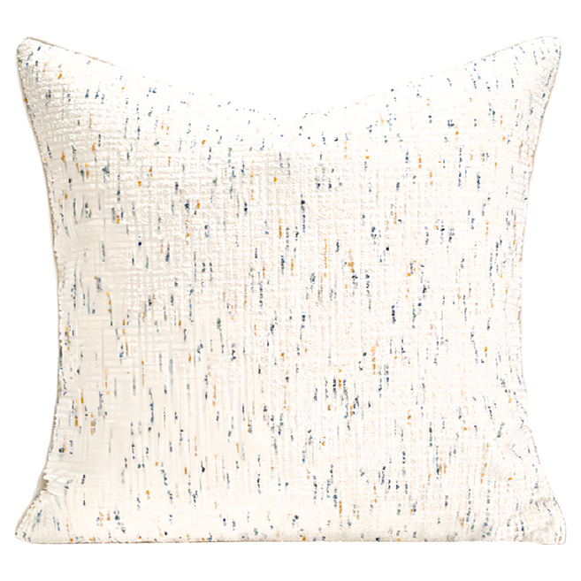 KUIBAO 快豹生活 時雅仿棉麻素色拼接抱枕套