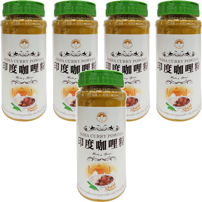 新光洋菜 印度咖哩粉, 250g, 5罐
