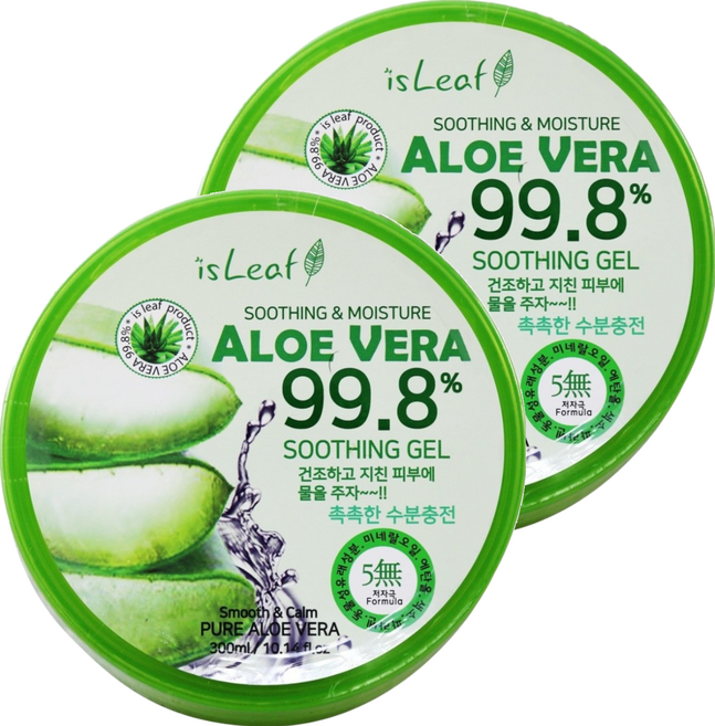 isLeaf 蘆薈保濕凝凍, 300ml, 2件