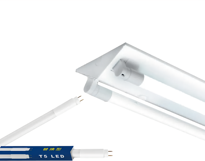 DANCELIGHT 舞光 全電壓T5 LED燈管專用 2尺單管山形燈 59.5 x 11 x 6.5cm, 1個, 白色