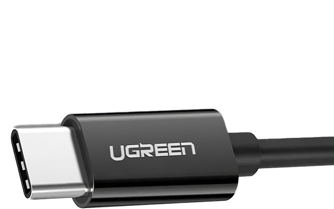 綠聯 Type-C-Mini USB傳輸線, 1m, 黑色, 1條