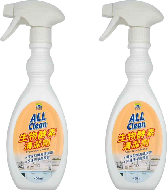 do it 多益得 ALL Clean 生物酵素清潔劑, 450ml, 2瓶