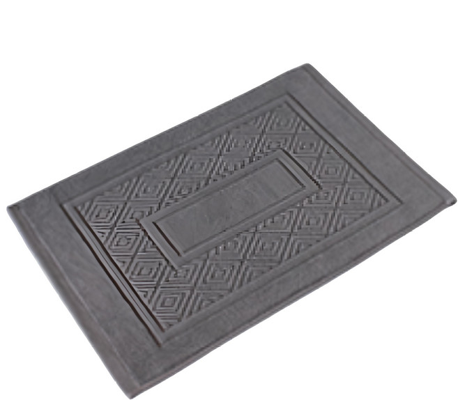AMENITY TOWEL 經典精梳棉腳踏墊 深灰色, 1個