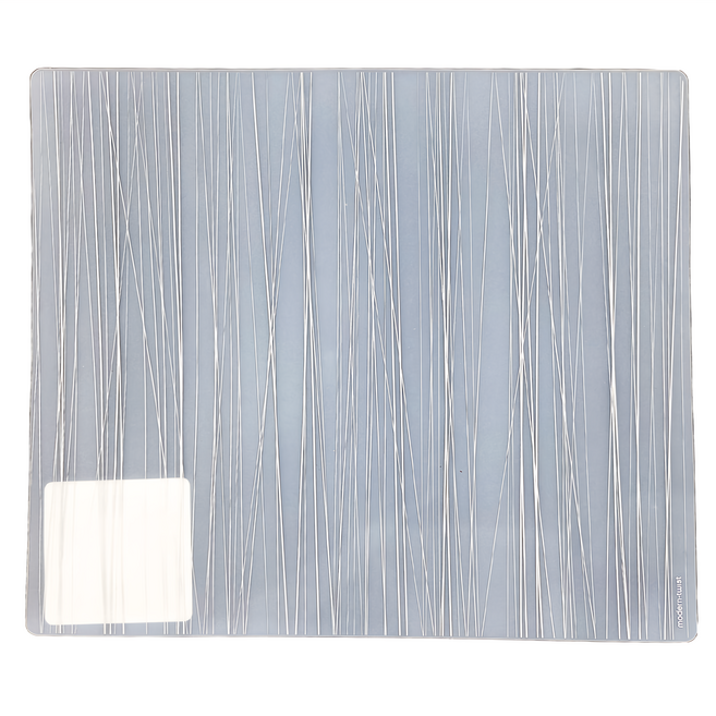 modern-twist 經典餐墊, 白底銀紋, 40.6 x 35.5cm, 1個