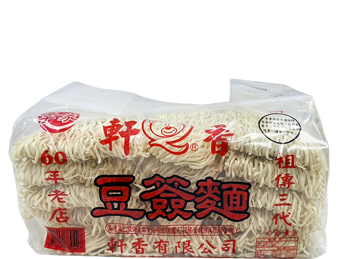 軒香李家 豆簽麵, 900g, 1包
