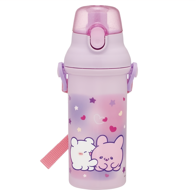 Skater 直飲水壺, Loveez 紫色, 480ml, 1個
