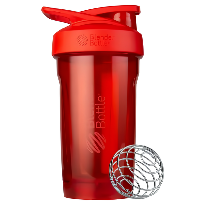 Blender Bottle Strada Tritan 搖搖杯, 赤紅, 710ml, 1個