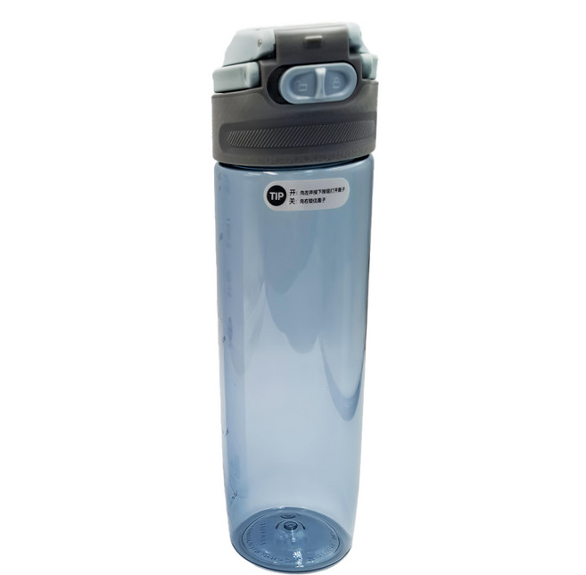 LocknLock 樂扣樂扣 ABF763BLU-OCH 一鍵式運動水杯, 透明藍色, 1個, 750ml