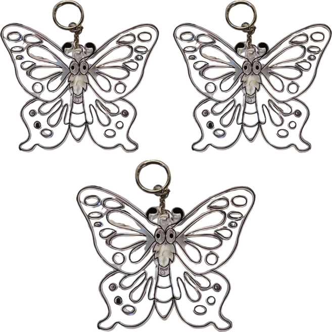 AMOS 阿摩司 壓克力模型版 大, 透明色 + 黑色, 3個