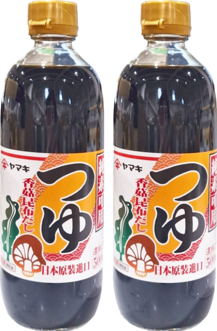 Yamaki 雅媽吉 香菇昆布醬油露, 500ml, 2瓶