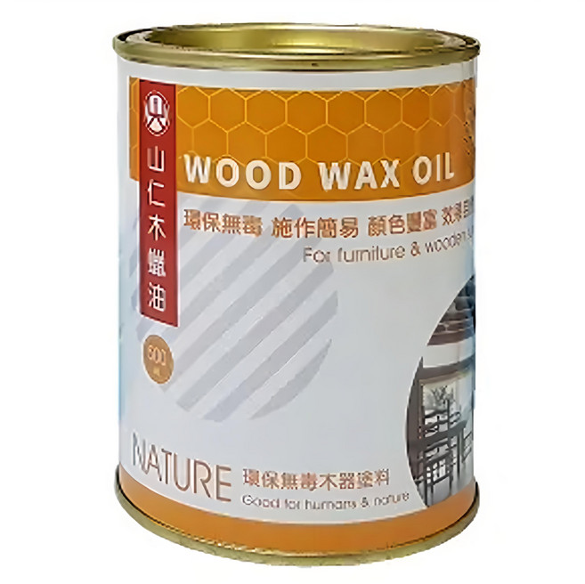 山仁 護木油 適用於家具及木器, 1罐